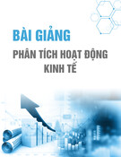 Bài giảng Phân tích hoạt động kinh tế - Chương 5: Phân tích chi phí và giá thành sản phẩm