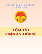 Tóm tắt Luận án Tiến sĩ: Đời sống văn hóa của sinh viên Đại học Quốc gia Lào hiện nay