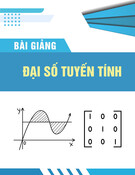 Bài giảng Đại số tuyến tính - ThS. Nguyễn Hữu Hiệp