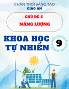Giáo án Khoa học tự nhiên 9 Chân Trời Sáng Tạo - Chủ đề 5: Năng lượng với cuộc sống