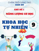 Giáo án Khoa học tự nhiên 9 Chân Trời Sáng Tạo - Chủ đề 1: Năng lượng cơ học