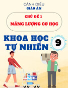 Giáo án Khoa học tự nhiên 9 Cánh diều - Chủ đề 1: Năng lượng cơ học