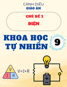Giáo án Khoa học tự nhiên 9 Cánh diều - Chủ đề 3: Điện