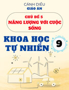Giáo án Khoa học tự nhiên 9 Cánh diều - Chủ đề 5: Năng lượng với cuộc sống