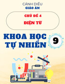Giáo án Khoa học tự nhiên 9 Cánh diều - Chủ đề 4: Điện từ