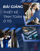 Bài giảng Thiết kế - tính toán ô tô - Chương 4: Hệ thống phanh