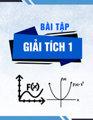 Bài tập Giải tích 1: Chương 3 - TS. Nguyễn Đình Dương