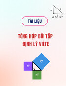Tài liệu Tổng hợp bài tập định lý Viète