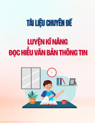 Tài liệu chuyên đề Luyện kĩ năng đọc hiểu văn bản thông tin