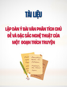 Tài liệu hướng dẫn lập dàn ý bài văn phân tích chủ đề và đặc sắc nghệ thuật của một đoạn trích truyện