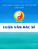 Luận văn Bác sĩ: Đánh giá tác dụng điều trị đau thần kinh toạ do thoái hóa cột sống thắt lưng bằng kết hợp thuốc thấp khớp hoàn P/H, điện châm và siêu âm trị liệu