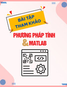 Bài tập tham khảo môn Phương pháp tính và matlab