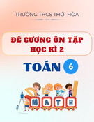 Đề cương ôn tập học kì 2 môn Toán lớp 6 năm 2024-2025 - Trường THCS Thới Hòa
