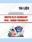 Tài liệu Master IELTS Vocabulary: Topic - Human personality