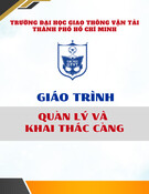 Giáo trình Quản lý và khai thác cảng - TS. Nguyễn Văn Khoáng, ThS.Mai Văn Thành