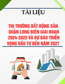 Tài liệu Phân tích chuyên sâu thị trường bất động sản Quận Long Biên giai đoạn 2024-2025 và dự báo triển vọng đầu tư đến năm 2027