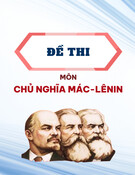 Đề thi môn Chủ nghĩa Mác-Lênin