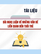 Bài nghị luận về những vấn đề liên quan đến tuổi trẻ