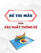 Đề thi mẫu môn Xác xuất thống kê