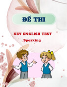 Đề thi Key English Test: Speaking
