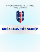 Khóa luận tốt nghiệp: Yếu tố ảnh hưởng đến khả năng sinh lời của các ngân hàng thương mại Việt Nam