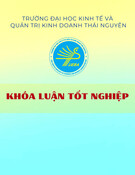 Khóa luận tốt nghiệp: Thực trạng chất lượng dịch vụ tại Ngân hàng TMCP Bưu điện Liên Việt - Phòng giao dịch Sông Công, Chi nhánh Thái Nguyên
