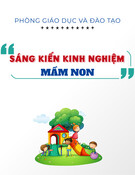 Sáng kiến kinh nghiệm Mầm non: Một số biện pháp giúp trẻ 3-4 tuổi phát triển tư duy, sáng tạo thông qua hoạt động trải nghiệm tại trường mầm non