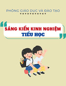 Sáng kiến kinh nghiệm Tiểu học: Một số kinh nghiệm trong phong trào cưu mang giúp đỡ học sinh có hoàn cảnh khó khăn