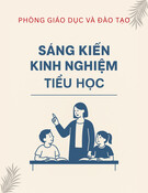 Sáng kiến kinh nghiệm Tiểu học: Đổi mới công tác quản lý nhằm nâng cao chất lượng dạy học tại Trường Tiểu học Ba Trại A