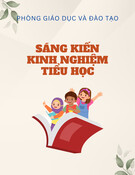 Sáng kiến kinh nghiệm Tiểu học: Một số giải pháp nâng cao chất lượng hoạt động  thư viện theo Thông tư số 16/2022/TT-BGDĐT  ở trường tiểu học khu vực miền núi