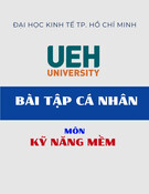 Bài tập cá nhân: Mục đích và mục tiêu của tôi trong 5 năm sắp đến