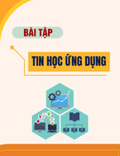 Bài tập Tin học ứng dụng