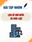 Bài tập nhóm: Lịch sử Nhà nước và Pháp luật