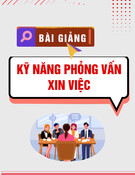 Bài giảng Kỹ năng phỏng vấn xin việc