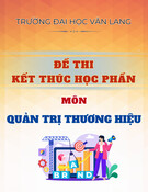 Đề thi kết thúc học phần học kì 1 môn Quản trị thương hiệu năm 2024-2025 (Đề 2)