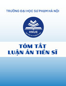 Tóm tắt Luận án Tiến sĩ: Dạy học chủ đề phương trình và bất phương trình ở trường trung học phổ thông nước Cộng hòa Dân chủ Nhân dân Lào theo hướng phát triển tư duy phản biện và tư duy sáng tạo cho học sinh