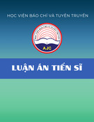 Luận án Tiến sĩ: Phát huy vai trò của văn hóa trong phát triển kinh tế - xã hội ở Tây Bắc hiện nay