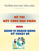 Đề thi kết thúc học phần học kì 2 môn Hành vi khách hàng kỹ thuật số năm 2024-2025