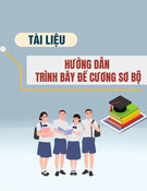Tài liệu Hướng dẫn trình bày đề cương sơ bộ