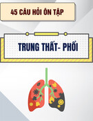 Tài liệu 45 câu hỏi ôn tập về Trung thất - phổi