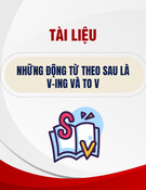 Những động từ theo sau là V-ing và to V