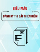 Mẫu Phiếu đăng ký thi cải thiện điểm