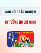 Hệ thống câu hỏi trắc nghiệm Tư tưởng Hồ Chí Minh