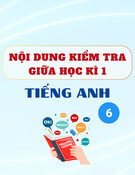 Nội dung kiểm tra giữa học kì 1 môn Tiếng Anh lớp 6 năm 2024-2025 - Trường THCS Trương Công Định