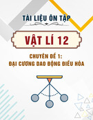 Tài liệu ôn tập Vật lí lớp 12: Chuyên đề Đại cương dao động điều hòa