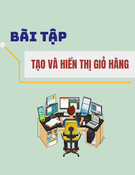 Bài tập Tạo và hiển thị giỏ hàng