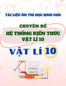 Tài liệu ôn thi học sinh giỏi Vật lí lớp 10: Hệ thống kiến thức Vật lí 10 trọng tâm