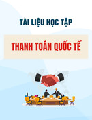 Tài liệu học tập môn Thanh toán quốc tế