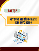 Bài tập: Xây dựng nền tảng chia sẻ kiến thức nội bộ