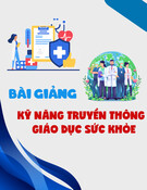 Bài giảng Kỹ năng truyền thông - giáo dục sức khỏe